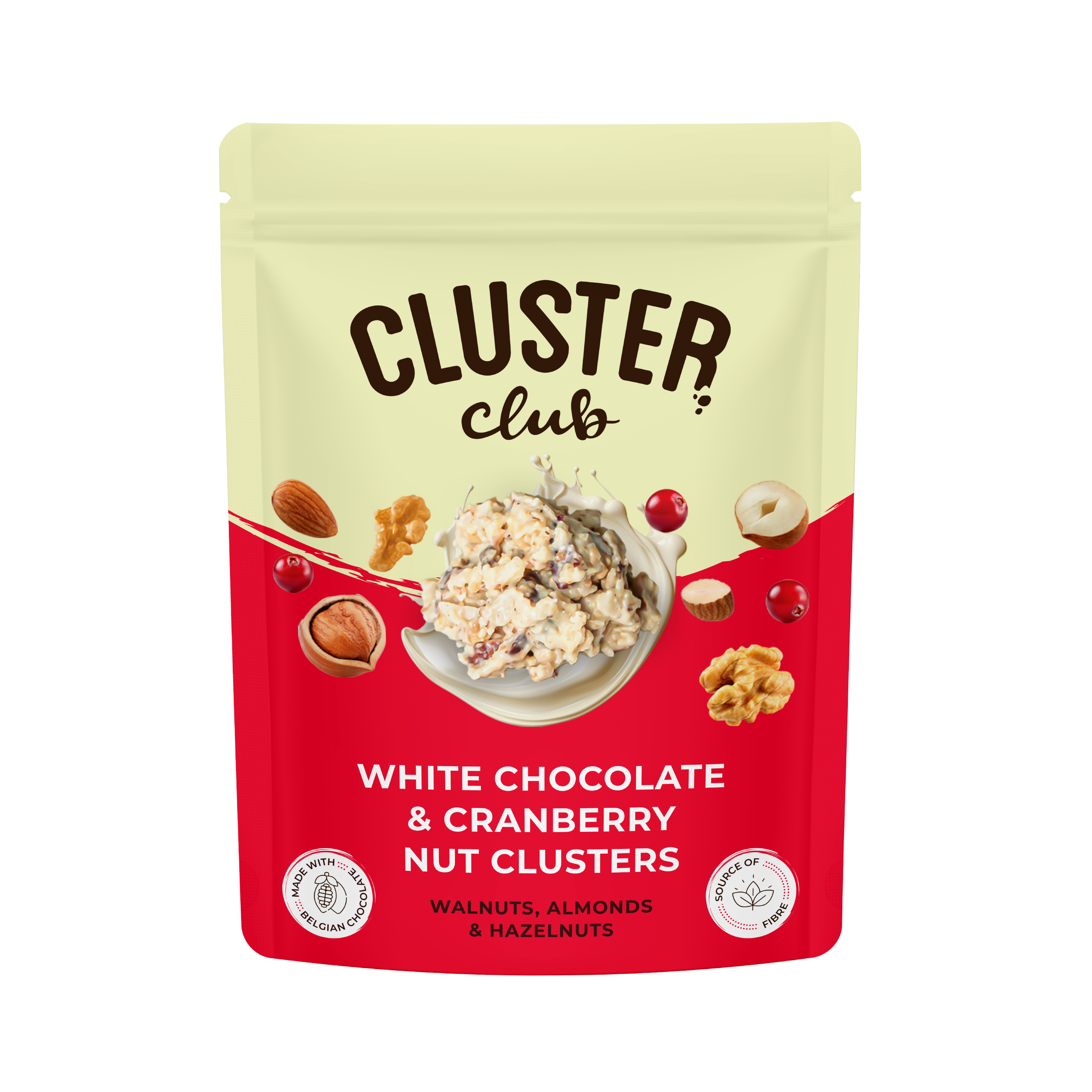 White Chocolate & Cranberry Nut Clusters